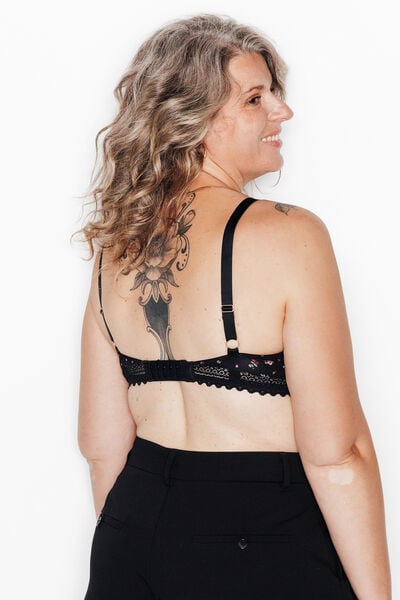 Soutien-gorge Post op&eacute;ratoire MULTICO NOIR