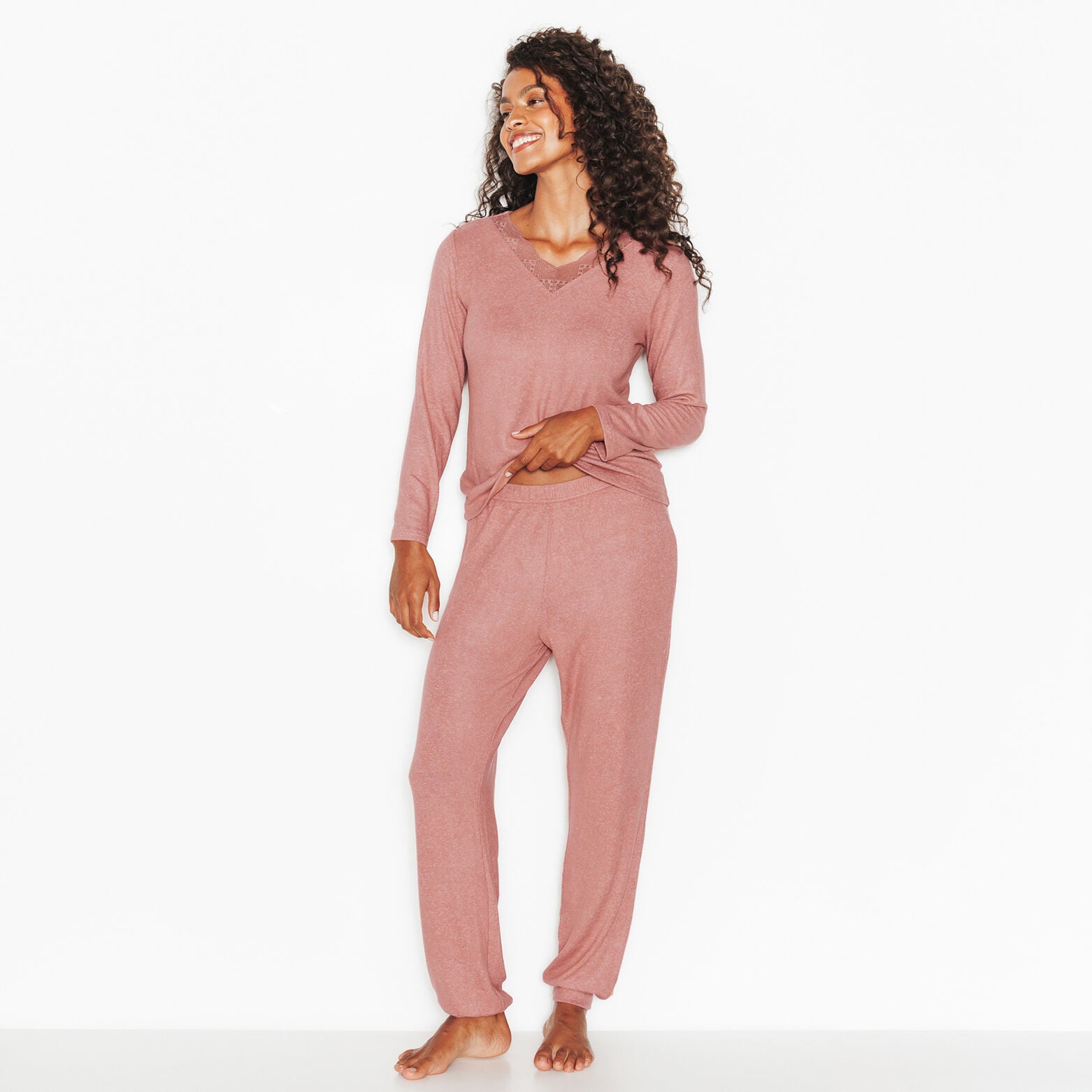 JOEL PYJAMA 2 PIECES ROSE