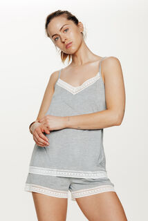 CAMILLE Top GRIS