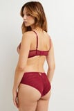 COCO SHORTY TULLE BRODE ROUGE