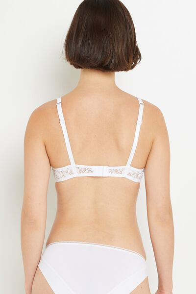 SOUTIEN-GORGE AMPLIFORME DENTELLE IVOIRE