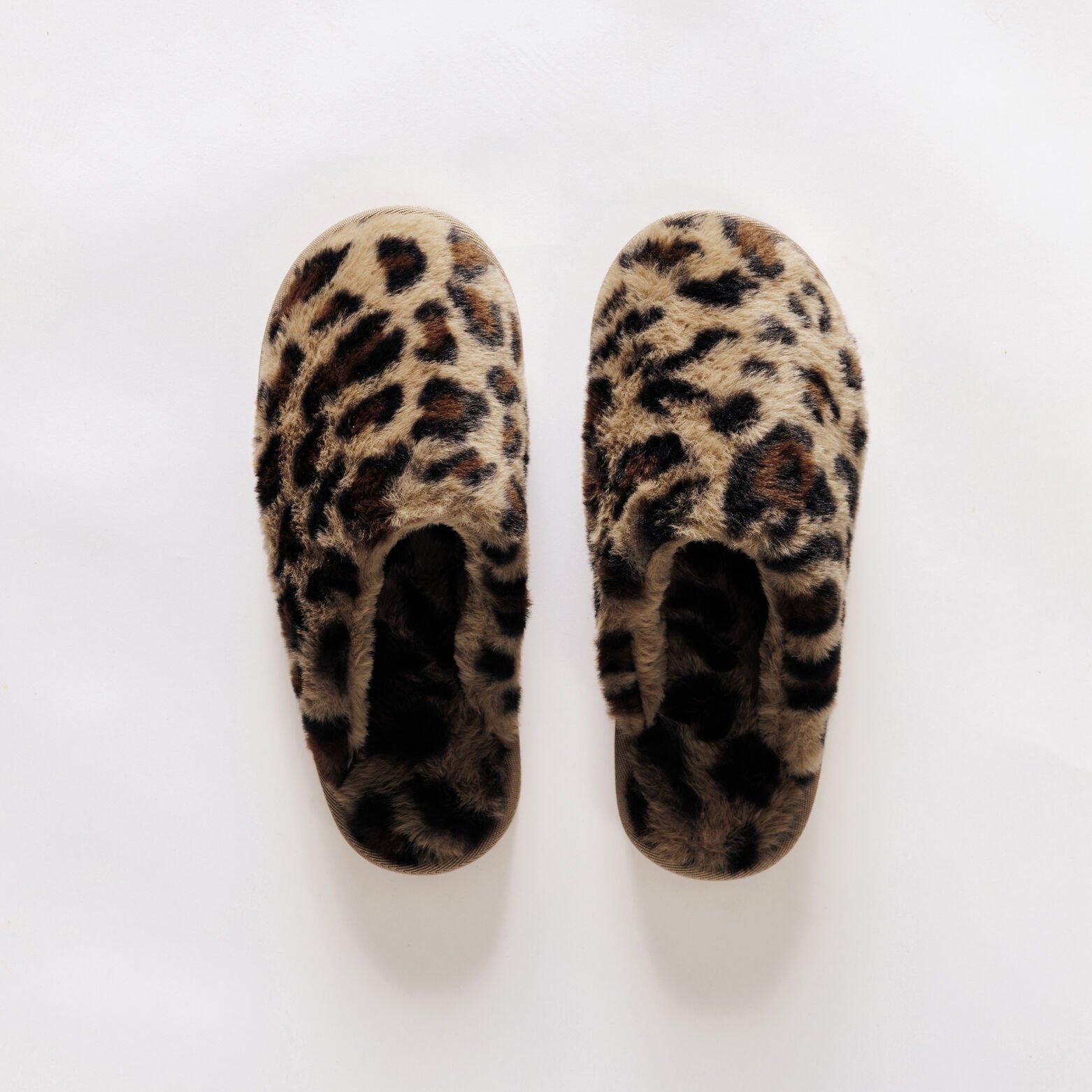 ANAELLE CHAUSSONS FEMME LEOPARD MULTICO MARRON