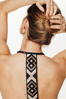 NELLY Maillot de bain 1 Pièce sans armatures NOIR