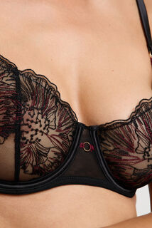 FAEMA SOUTIEN-GORGE CORBEILLE MULTICO NOIR