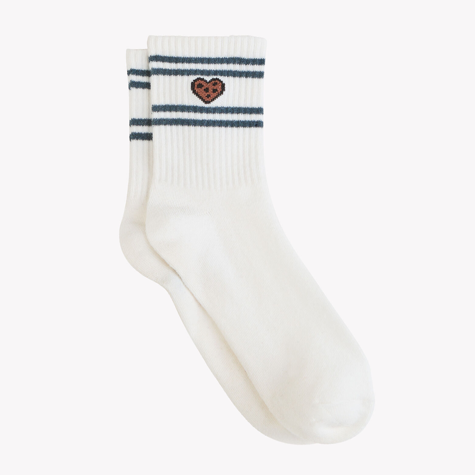 CHOU PAIRE DE CHAUSSETTES MULTICO BLANC
