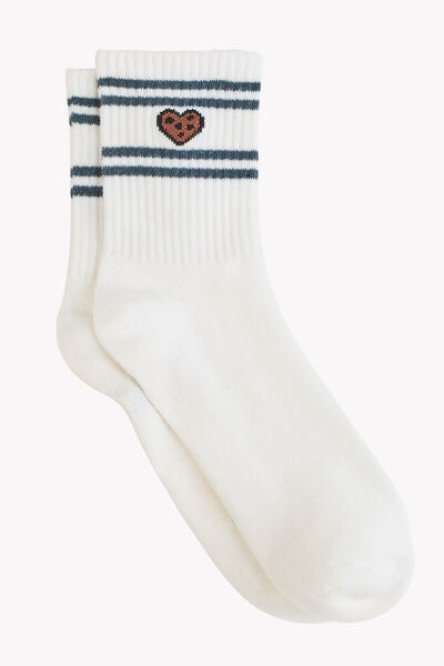 PAIRE DE CHAUSSETTES MULTICO BLANC