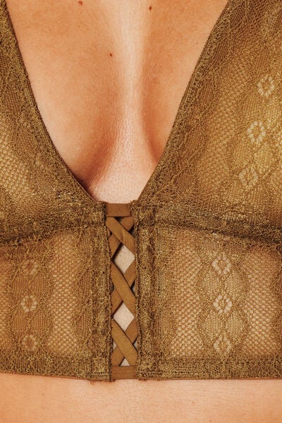 SOUTIEN-GORGE SANS ARMATURE OCRE