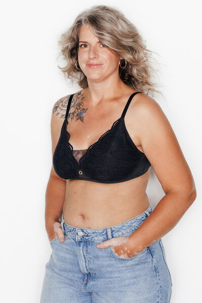 Soutien-gorge Post op&eacute;ratoire NOIR