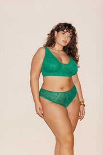 GABI+ CULOTTE CONFORT DENTELLE VERT