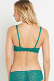 DENTELLE SOUTIEN-GORGE EMBOITANT VERT