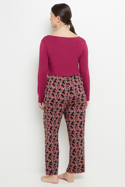 CAMILLE PANTACOURT VISCOSE MULTICO NOIR