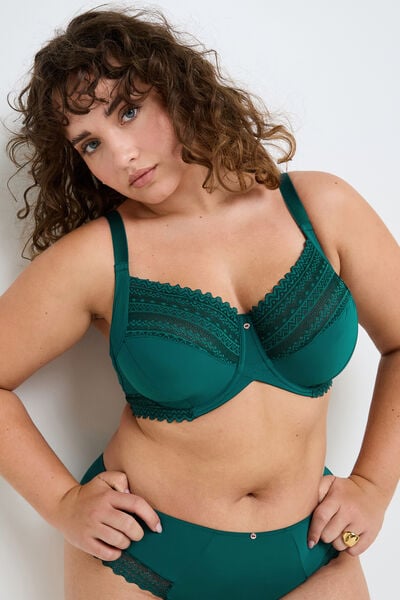 DOUCE SOUTIEN-GORGE GRANDE TAILLE VERT