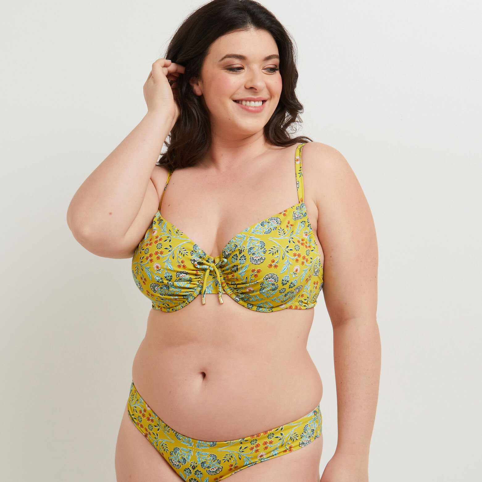 MALICE MAILLOT DE BAIN EMBOITANT MULTICO VERT