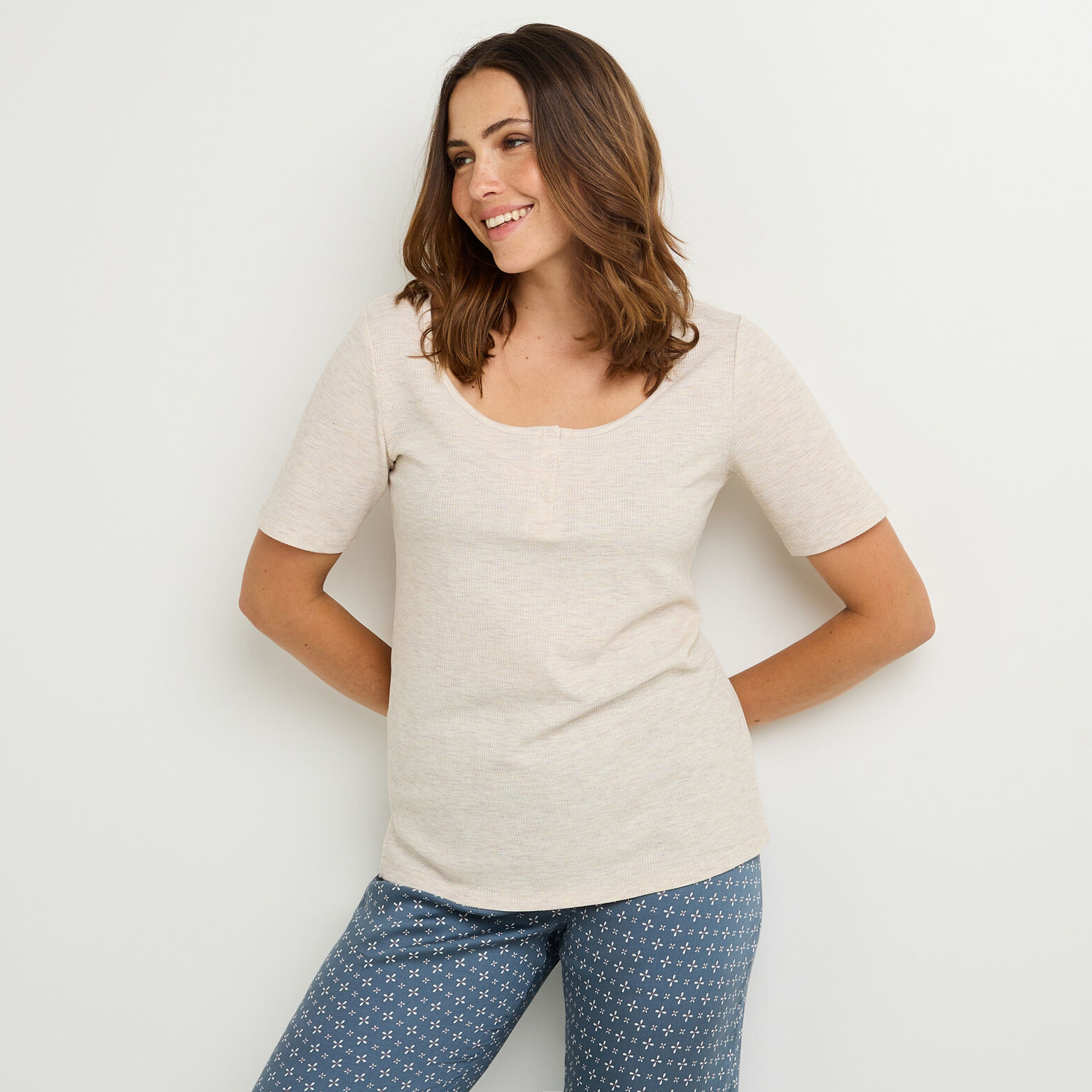 FRIPOUILLE TEE-SHIRT BEIGE
