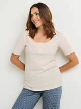 FRIPOUILLE TEE-SHIRT BEIGE