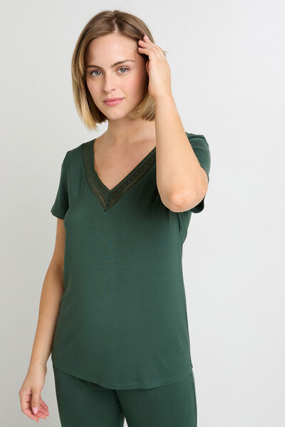 CAMILLE Tee-shirt manches courtes KAKI