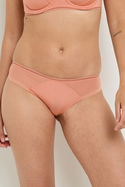 TANGA MICROFIBRE ROSE