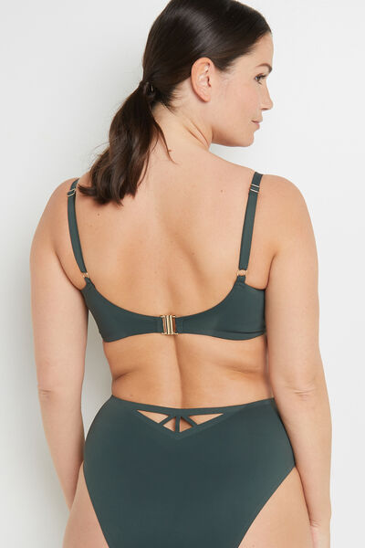 MAILLOT DE BAIN GRANDS BONNETS VERT FONCE