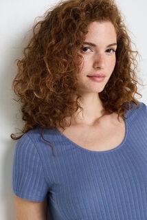 HABY Tee-shirt manches courtes BLEU