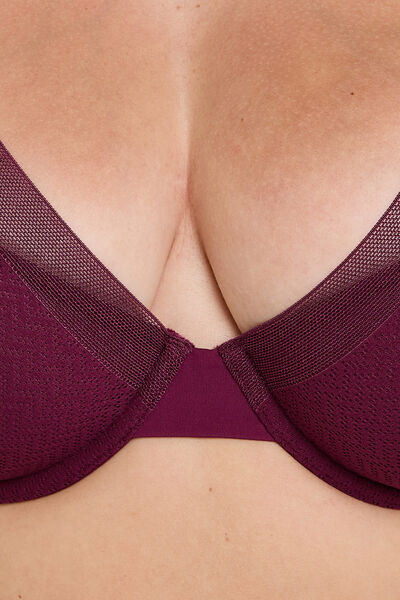 HELLO soutien-gorge ampli dentelle BORDEAUX