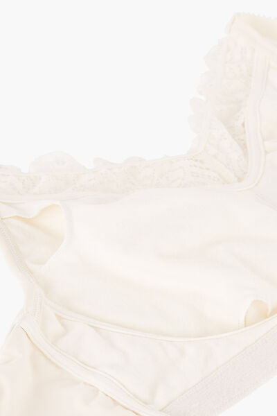 DENTELLE Soutien-gorge Post opératoire Brassière ECRU
