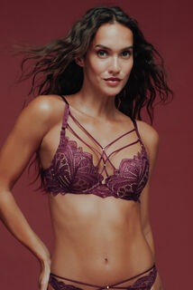 CILLE SOUTIEN-GORGE AMPLIFORME PUSH-UP PRUNE