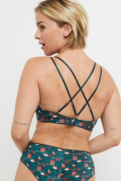 CELIA SOUTIEN-GORGE SANS ARMATURES MULTICO VERT