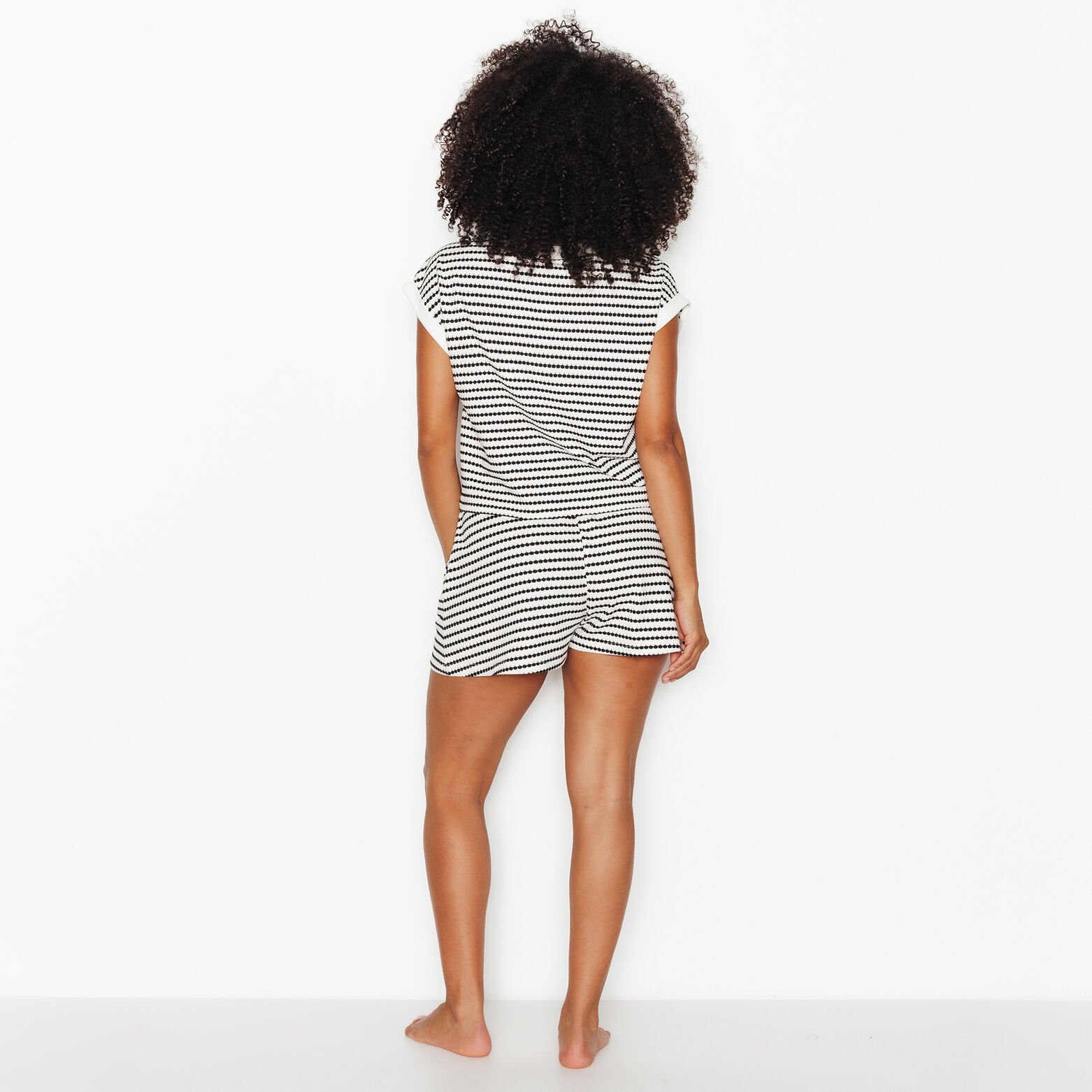 PAVANE SHORT MULTICO BLANC