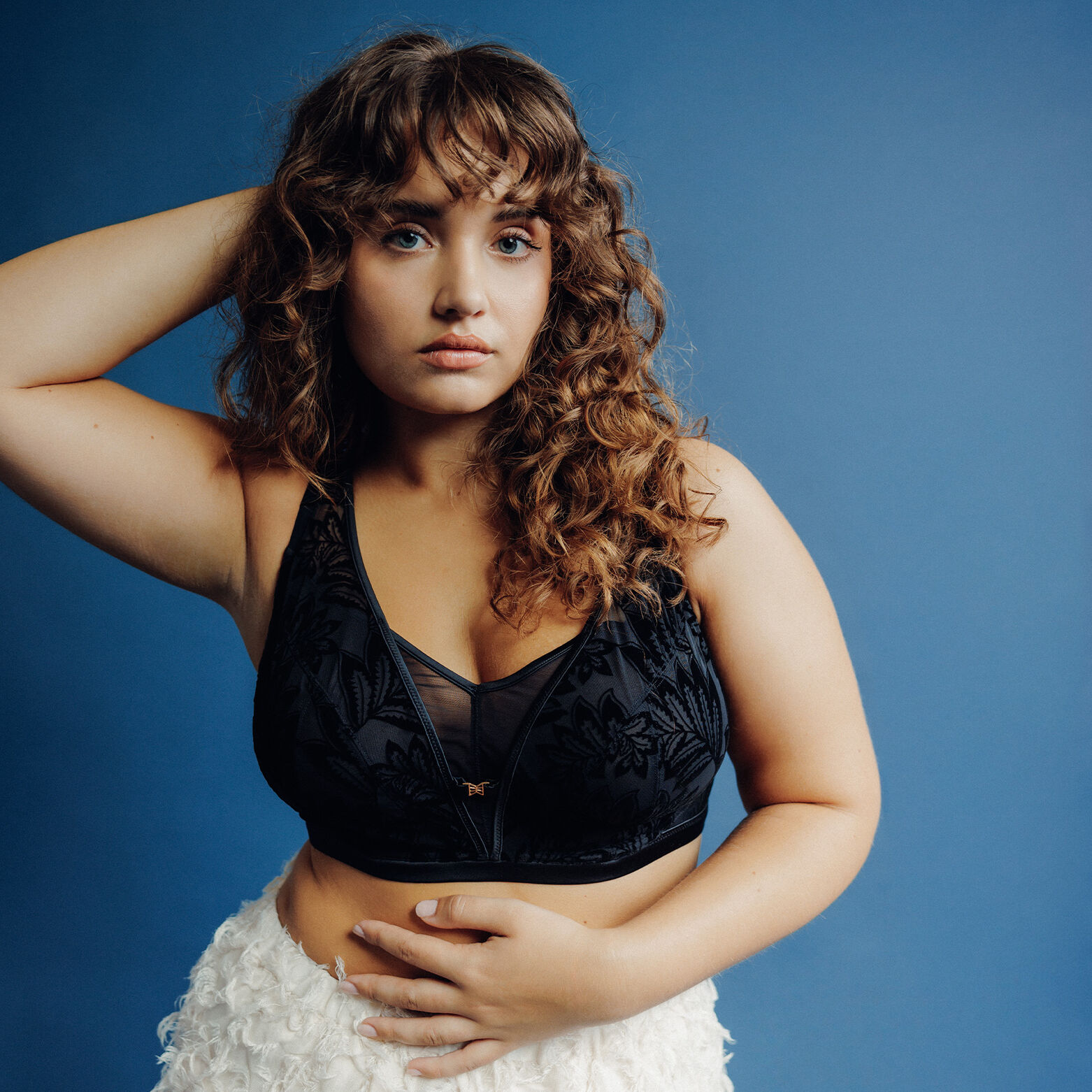 FANTINE SOUTIEN-GORGE SANS ARMATURES GRANDE TAILLE NOIR
