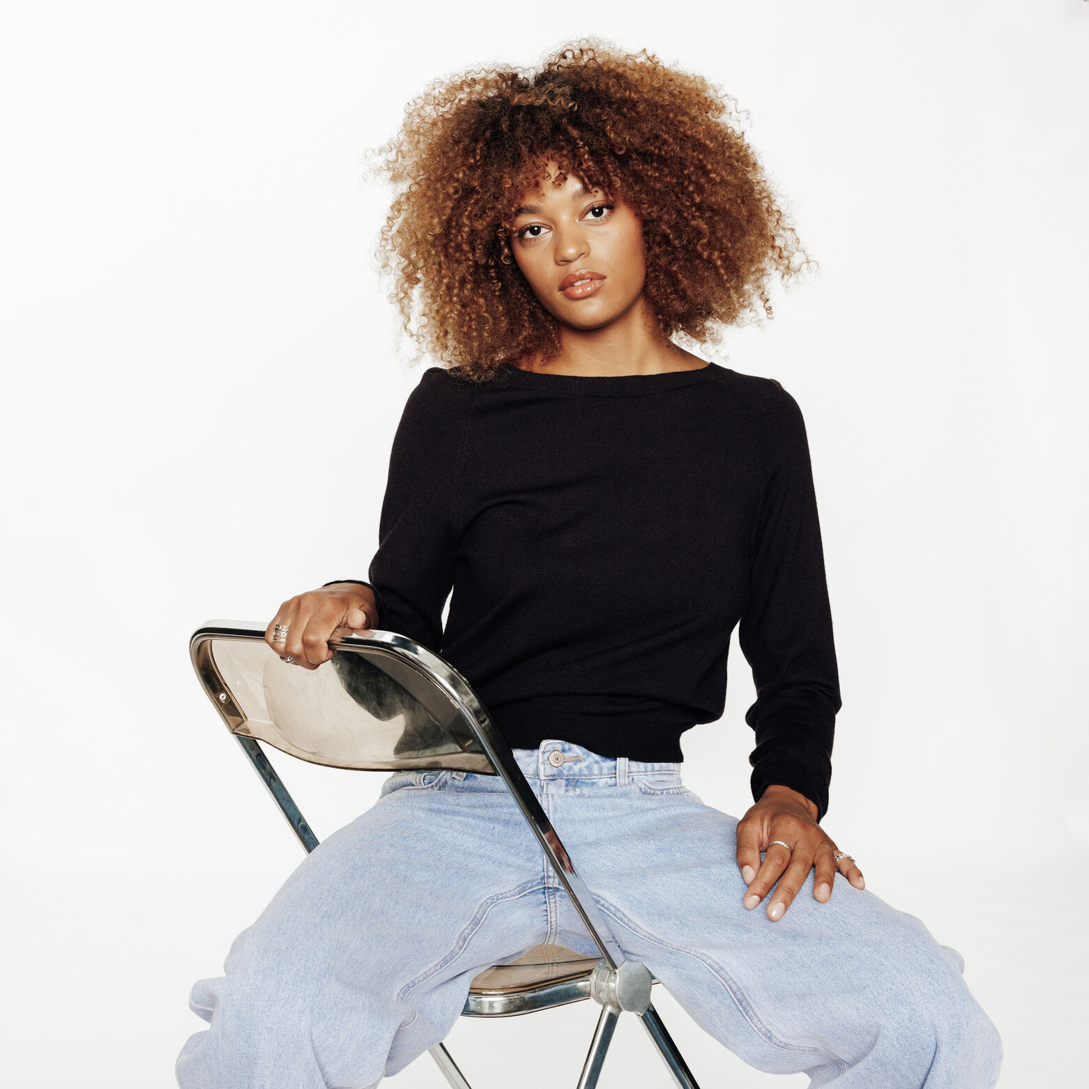 HAVANA PULL DOS NU MAILLE NOIR