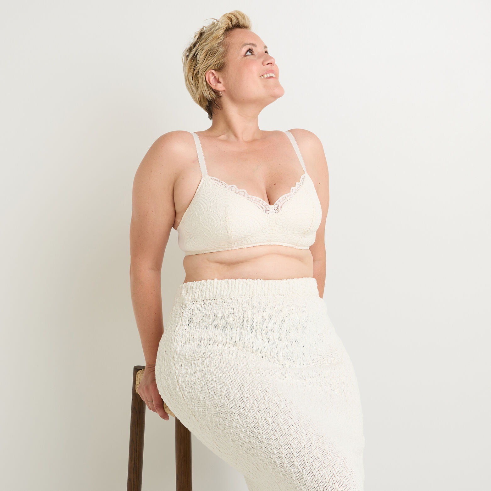 DENTELLE SOUTIEN-GORGE AMPLIFORME POSTOP ECRU