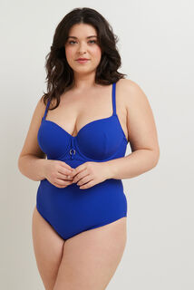 MALOU Maillot de bain 1 Pièce ampliforme BLEU