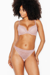 SWEET string dentelle TAUPE