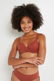JASPE MAILLOT DE BAIN EMBOITANT TERRACOTTA