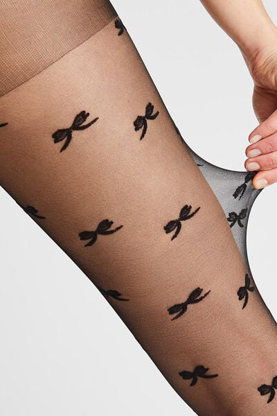 COLLANT FANTAISIE 20 DENIERS NOIR