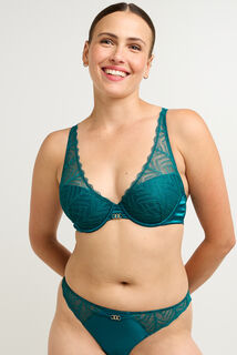 FEMME SOUTIEN-GORGE  AMPLIFORME DENTELLE CANARD