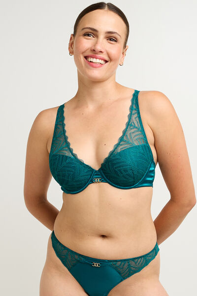 SOUTIEN-GORGE  AMPLIFORME DENTELLE CANARD