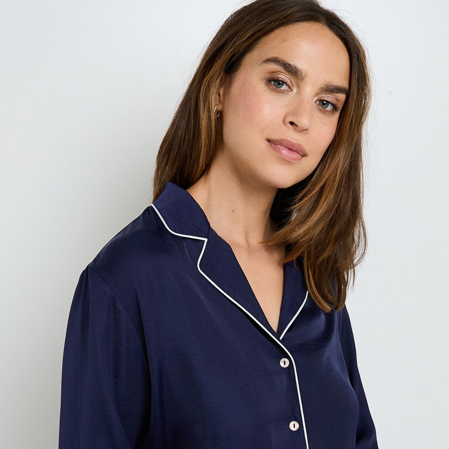 HADAMA CHEMISE MANCHES LONGUES BLEU