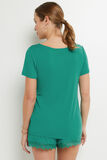 SYARA TEE SHIRT MANCHES COURTES VERT