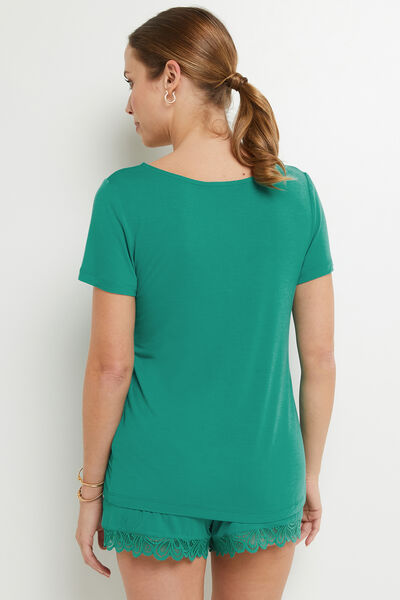 SYARA TEE SHIRT MANCHES COURTES VERT