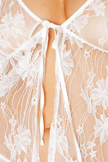 IDYLE NUISETTE + TANGA BLANC