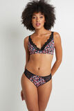 SYARA CULOTTE NOIR/ROSE