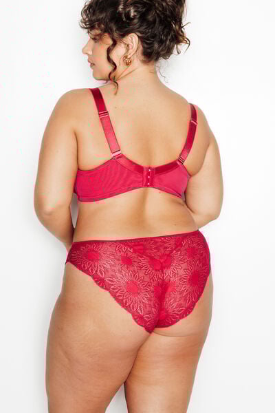 CULOTTE CONFORT DENTELLE ROSE