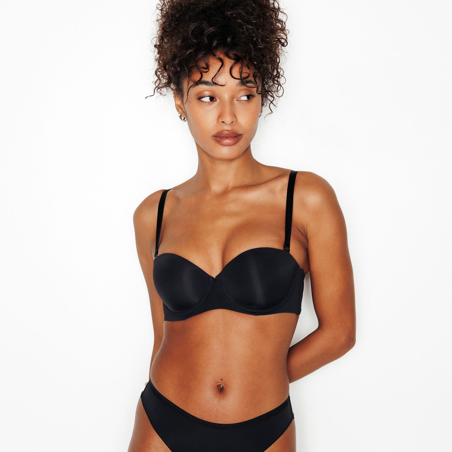 PERFECT SOUTIEN-GORGE AMPLI BANDEAU MICROFIBRE NOIR