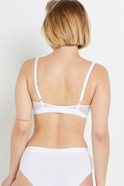 SOUTIEN-GORGE AMPLIFORME DENTELLE BLANC