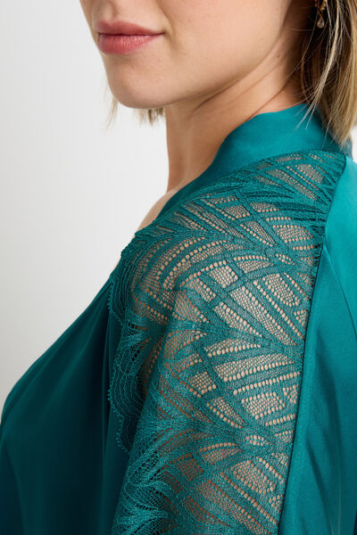 Ensemble FEMME canard sans-armatures, tanga & kimono