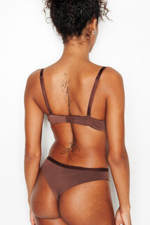 PERFECT SOUTIEN-GORGE AMPLIFORME MICROFIBRE MARRON
