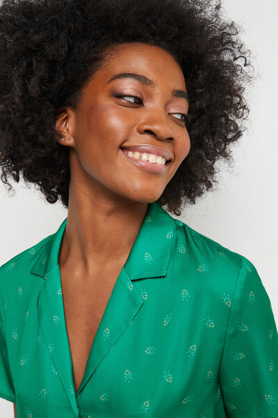 CHEMISE MULTICO VERT