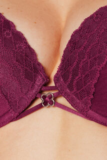 JESS SOUTIEN-GORGE AMPLIFORME PUSH-UP BORDEAUX