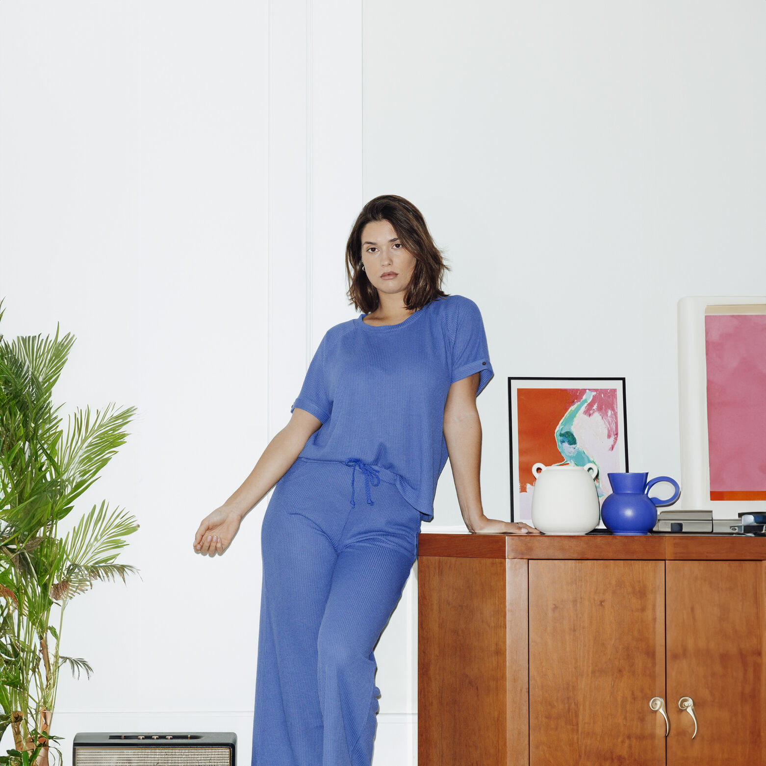 DOUDOUNE Tee-shirt manches courtes BLEU